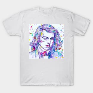 DANTE GABRIEL ROSSETTI watercolor and ink portrait .2 T-Shirt